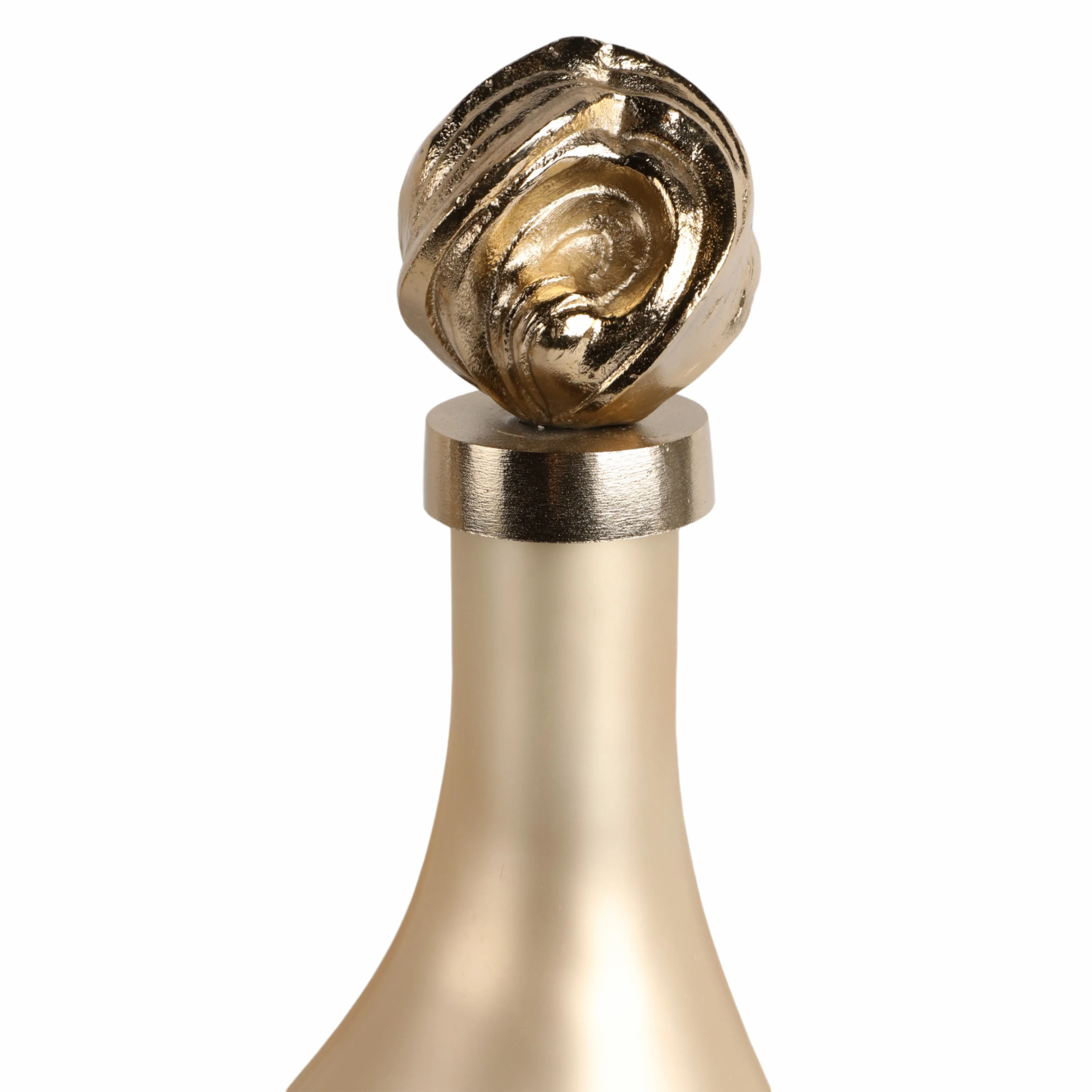 22" Dakar Lg Glass Bottle W/aluminum Lid