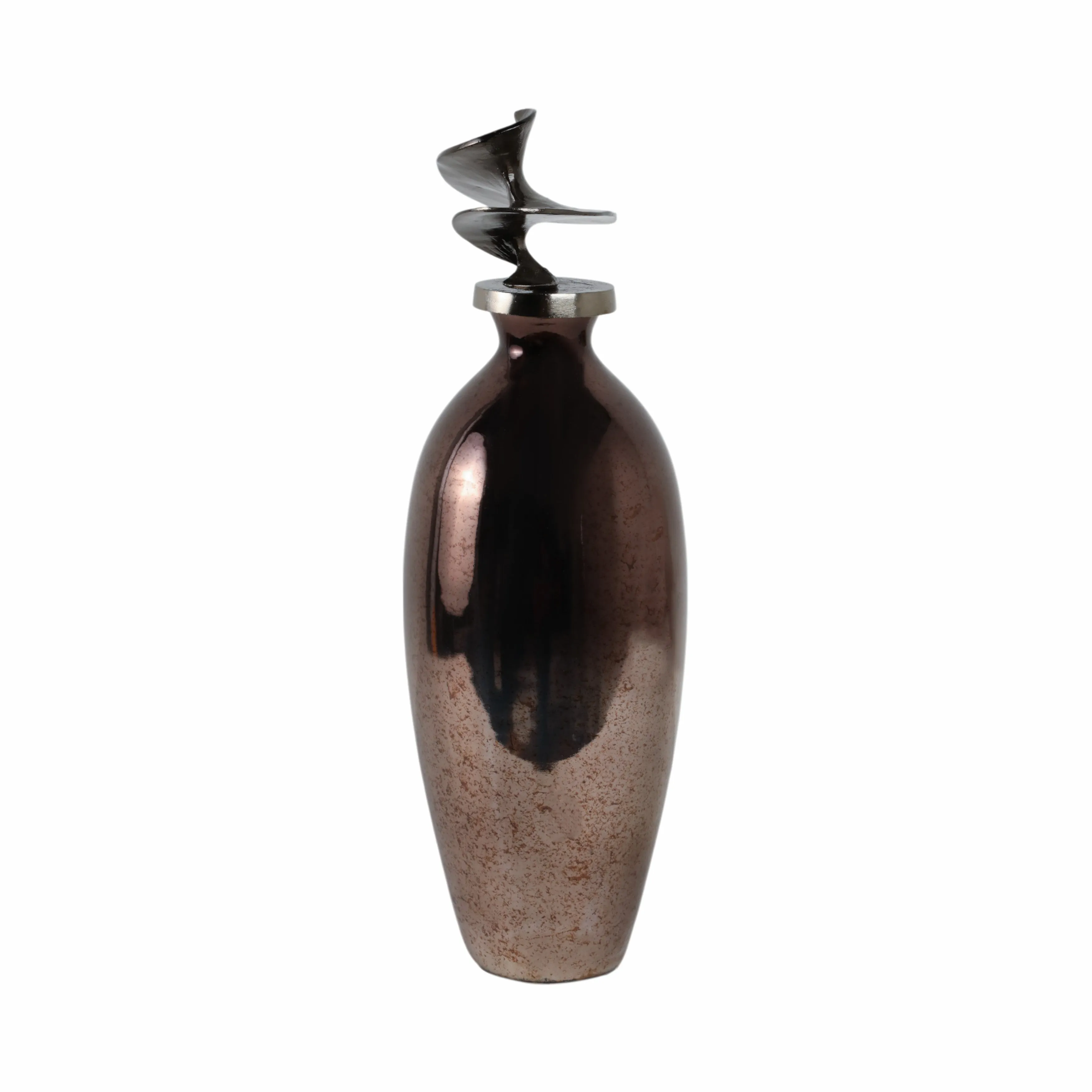 22" Noble Large Glass Bottle With Topper