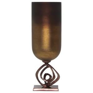 24" Availa Large Urn With Metal Stand