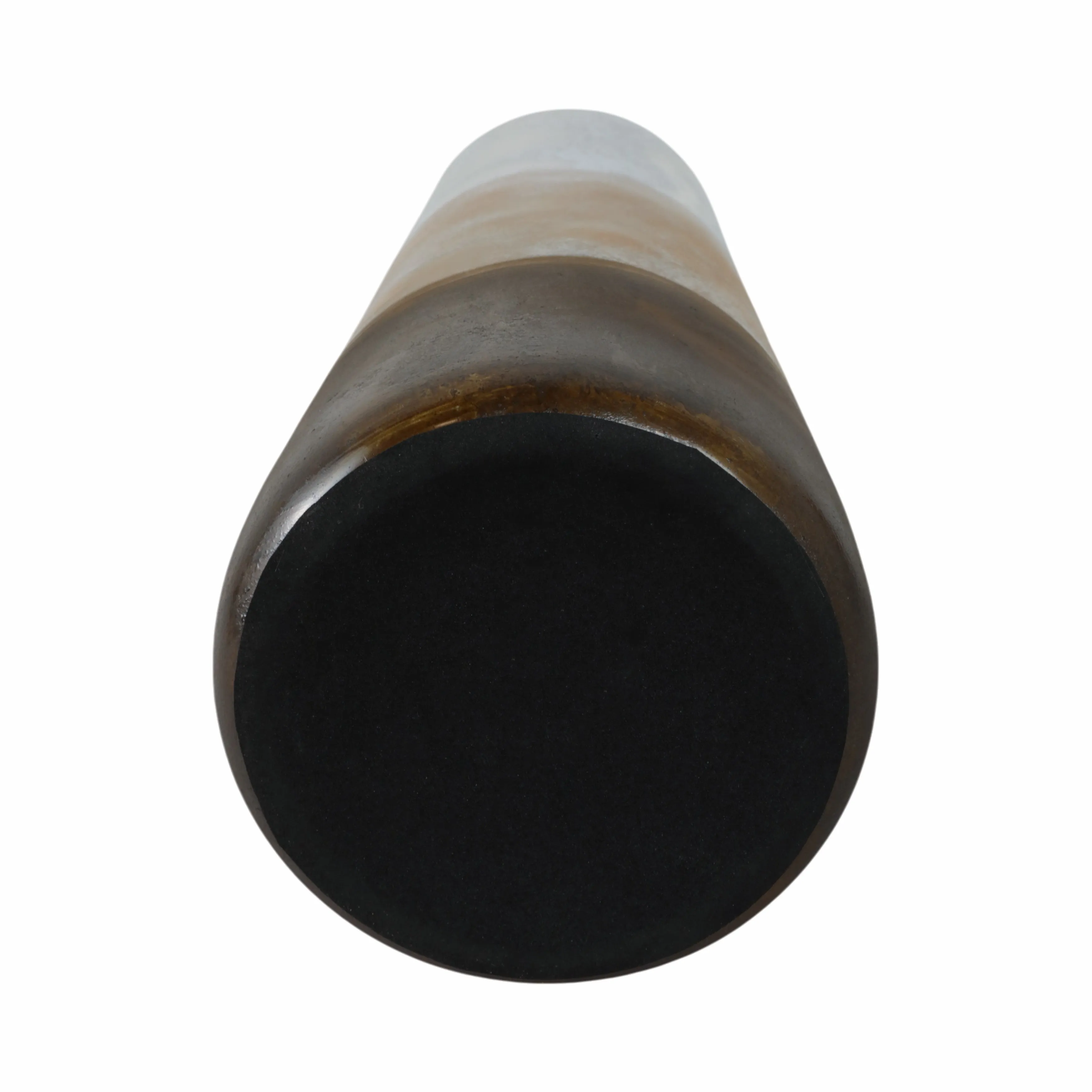 25" Gold Ombre Floor Vase, White/gold