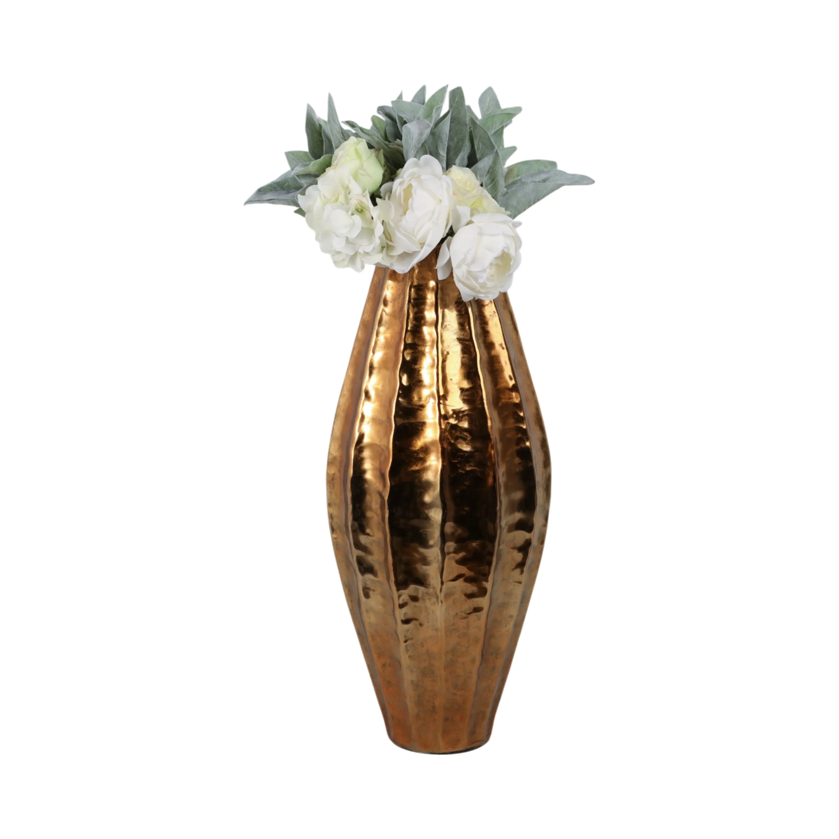 27" Viall Small Gold Vase