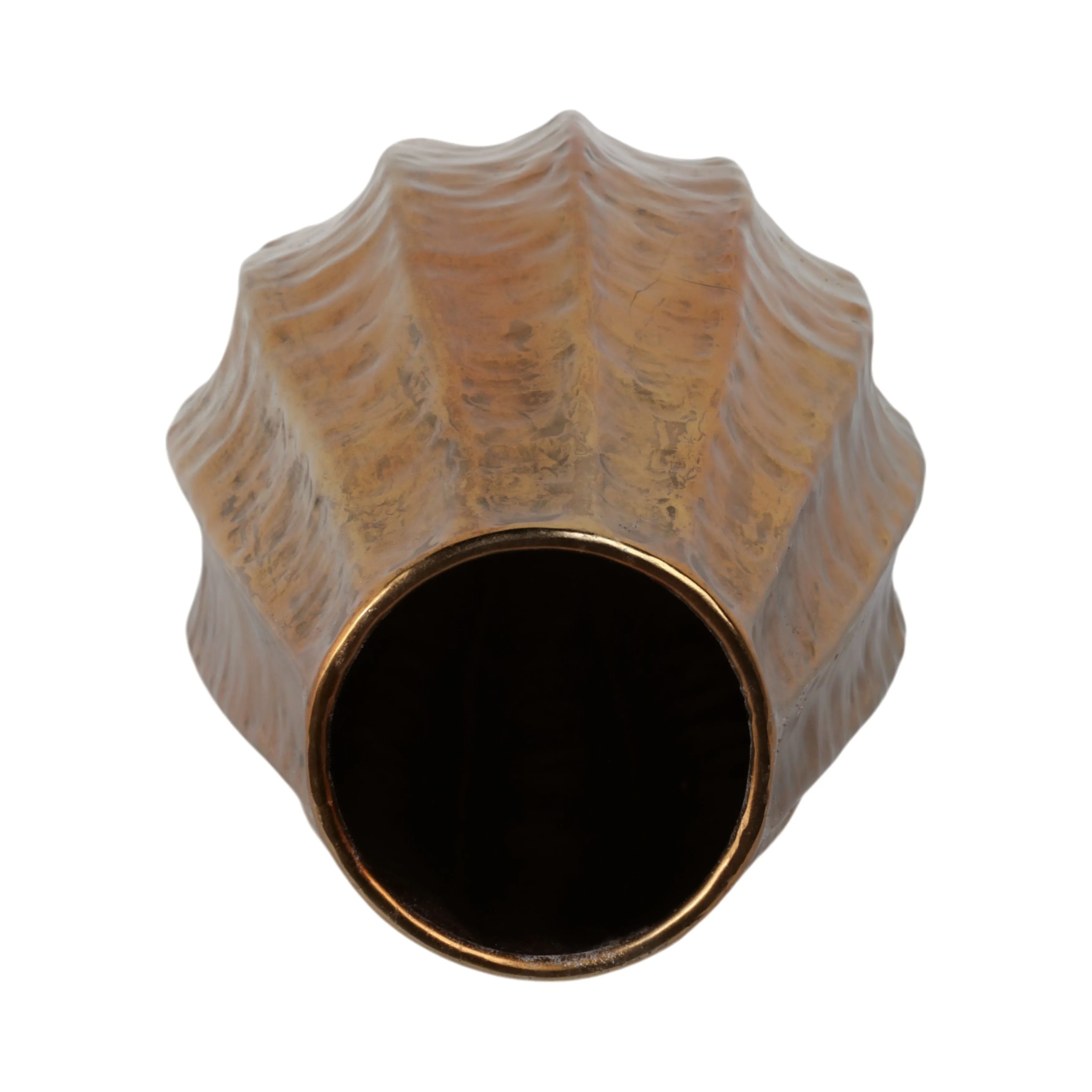 27" Viall Small Gold Vase