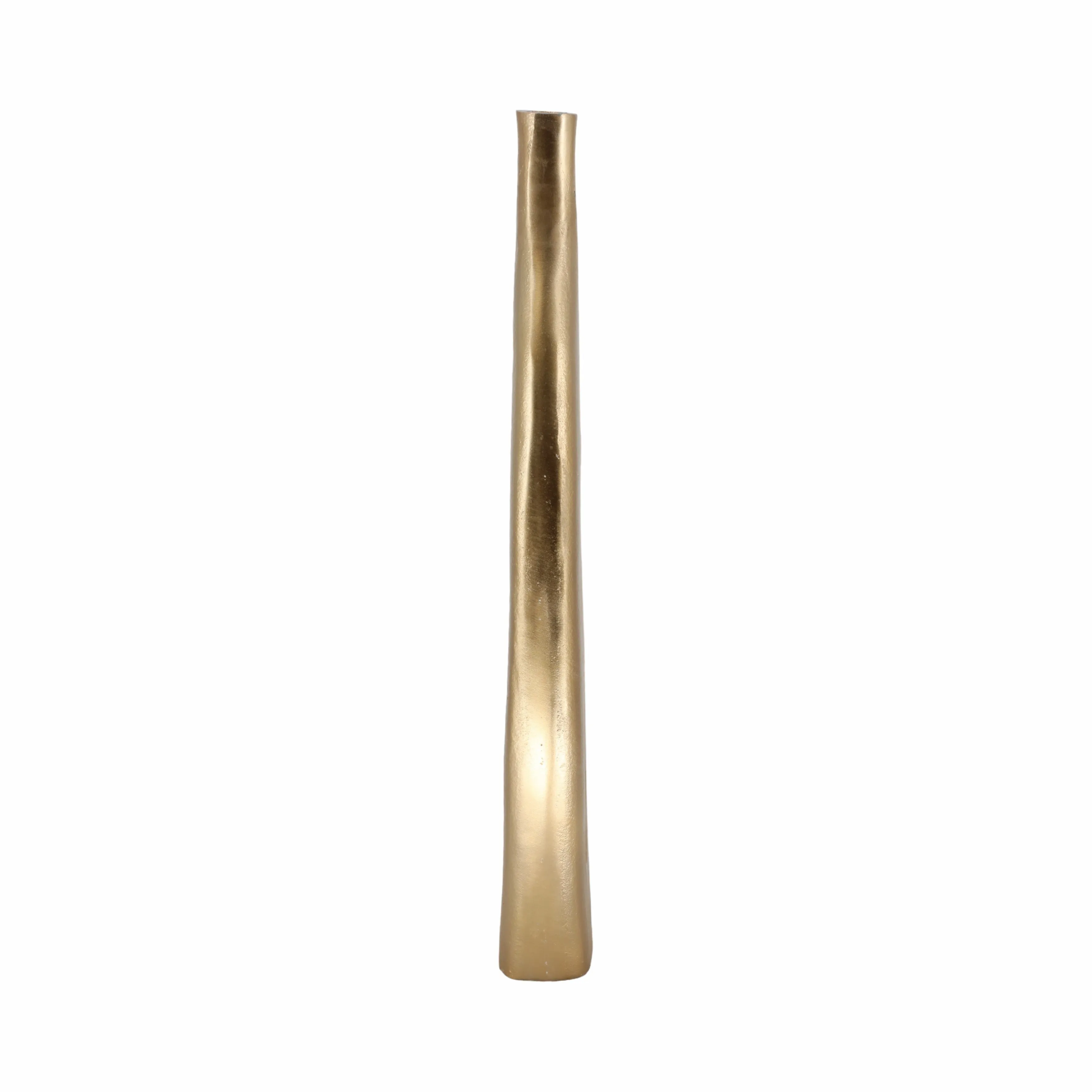28" Carron Gold Metal Vase
