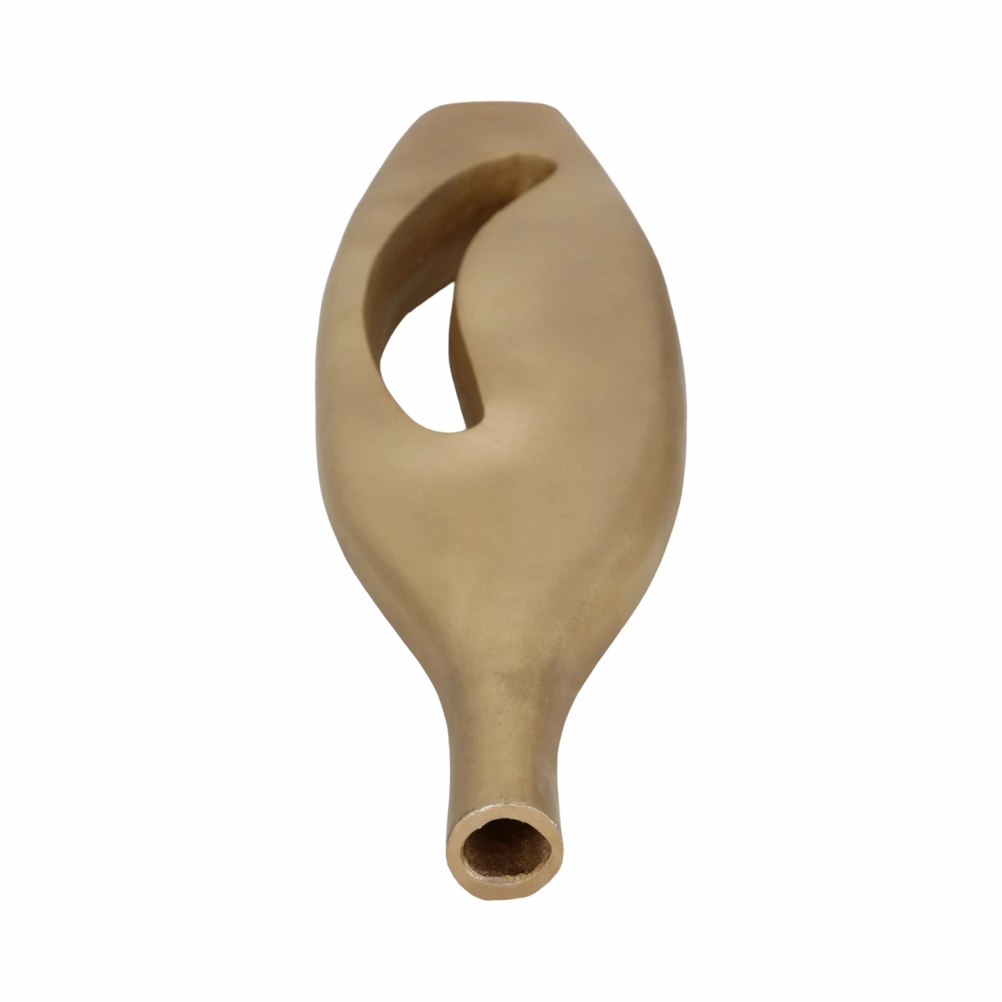 28" Carron Gold Metal Vase
