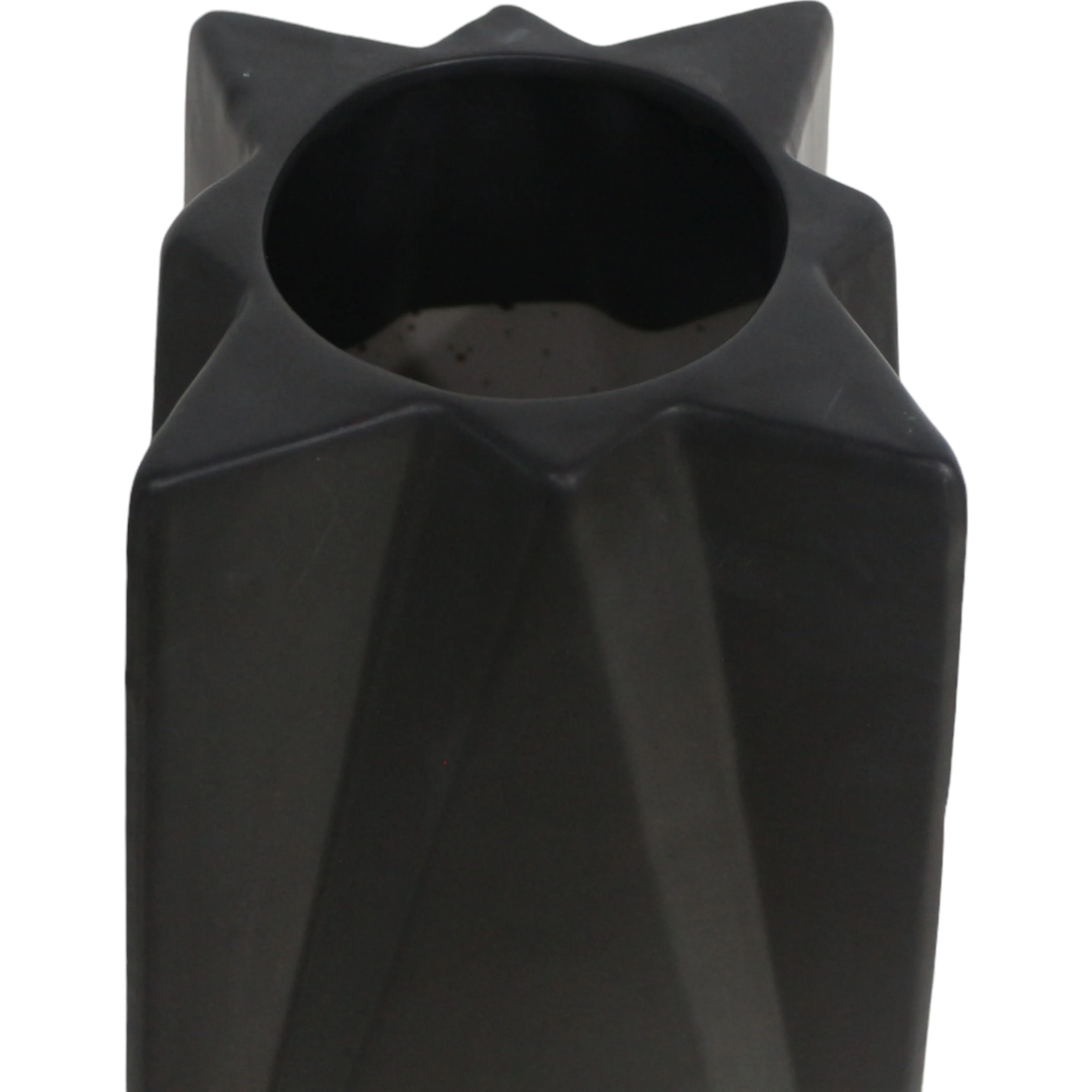 31" Bonney Large Black Cer Vase