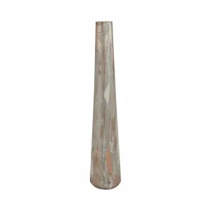 34" Harte Large Glass Floor Vase