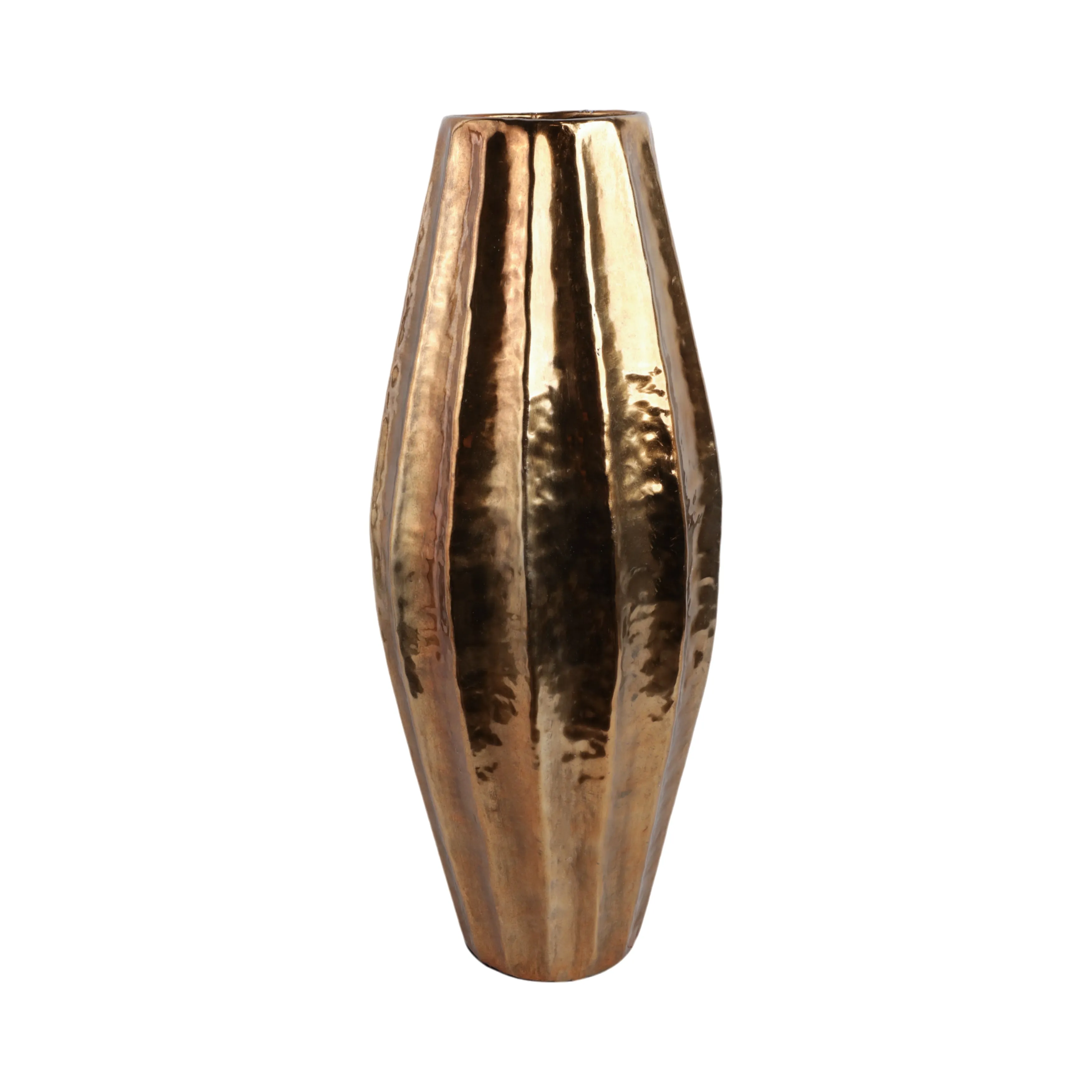 35" Viall Medium Gold Vase
