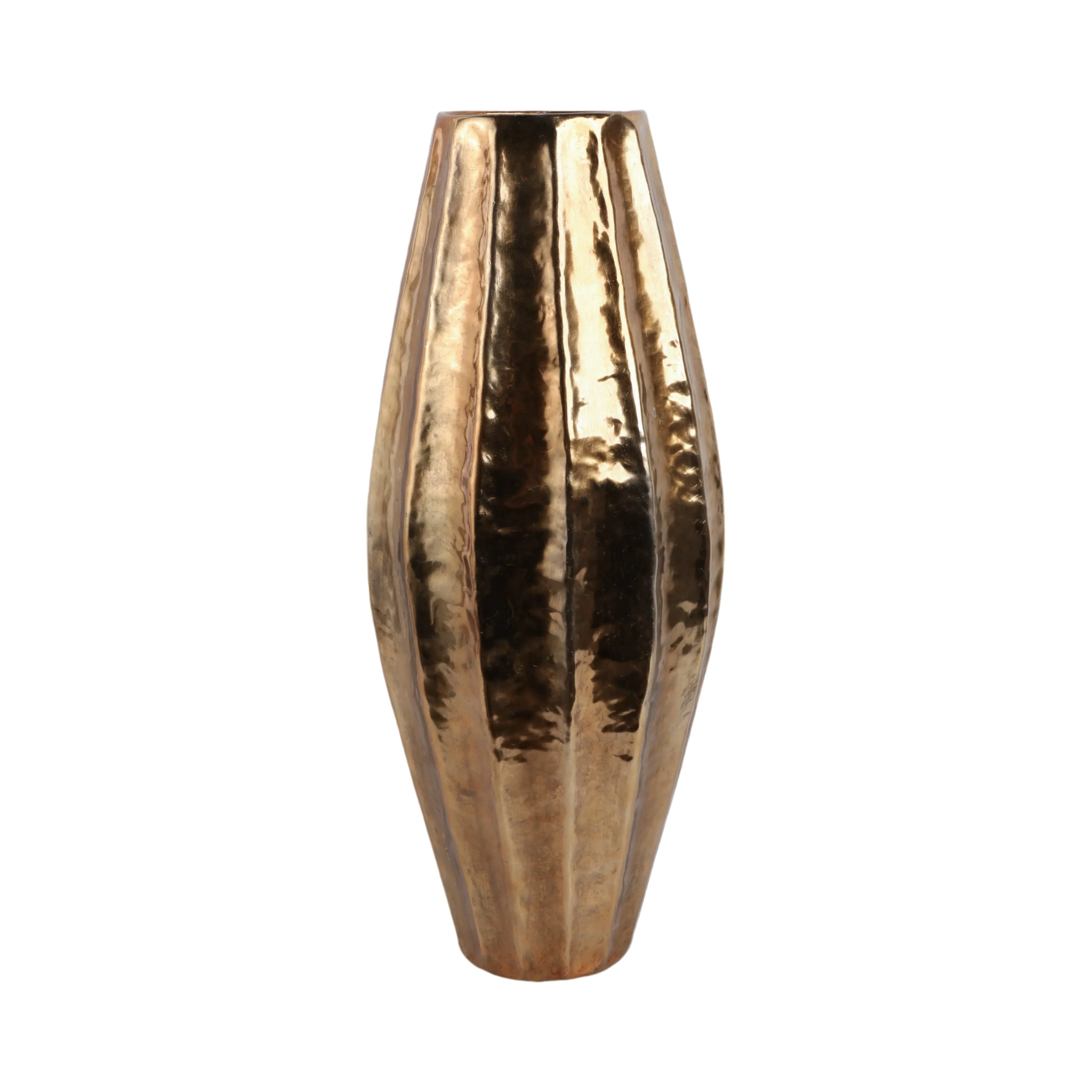 35" Viall Medium Gold Vase