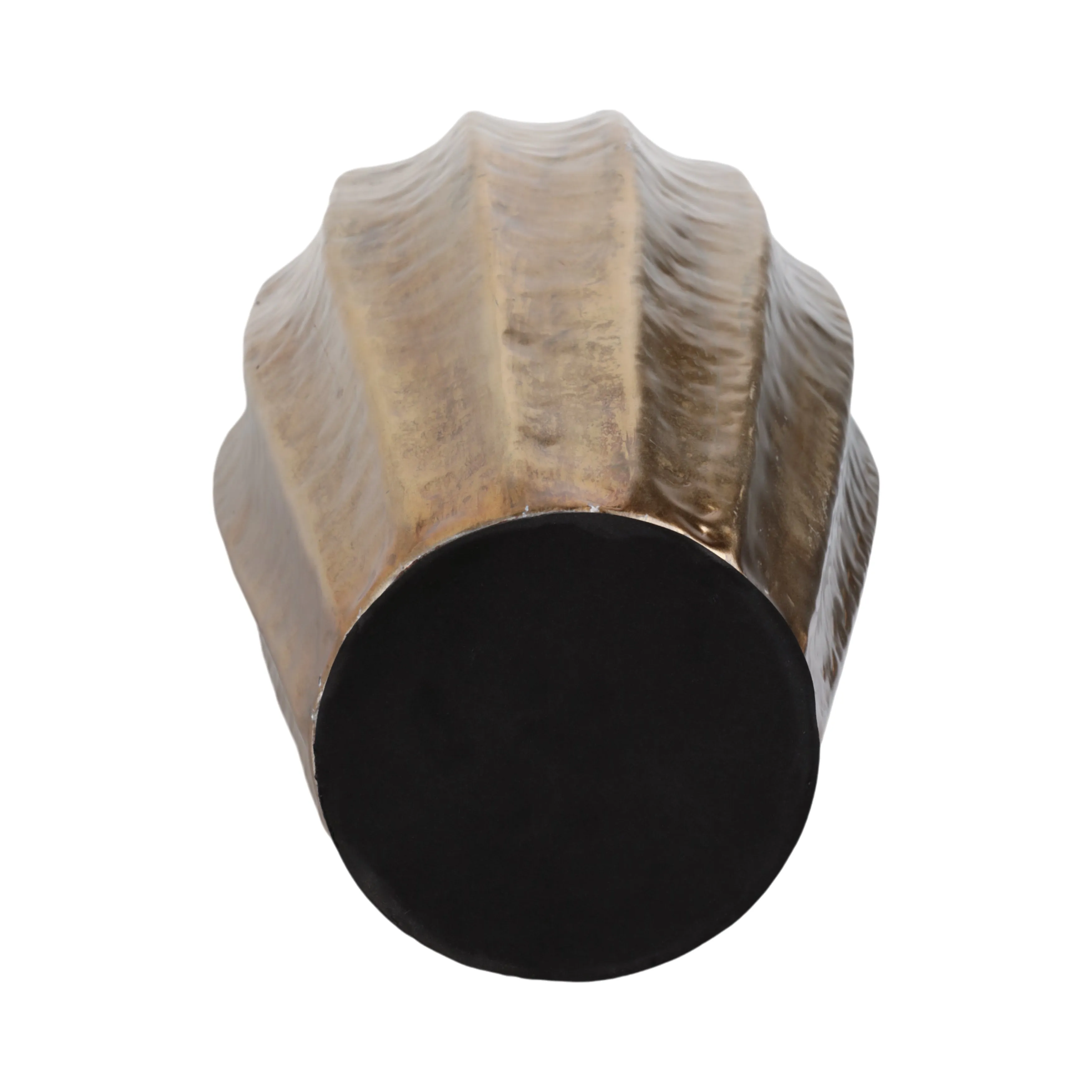 35" Viall Medium Gold Vase