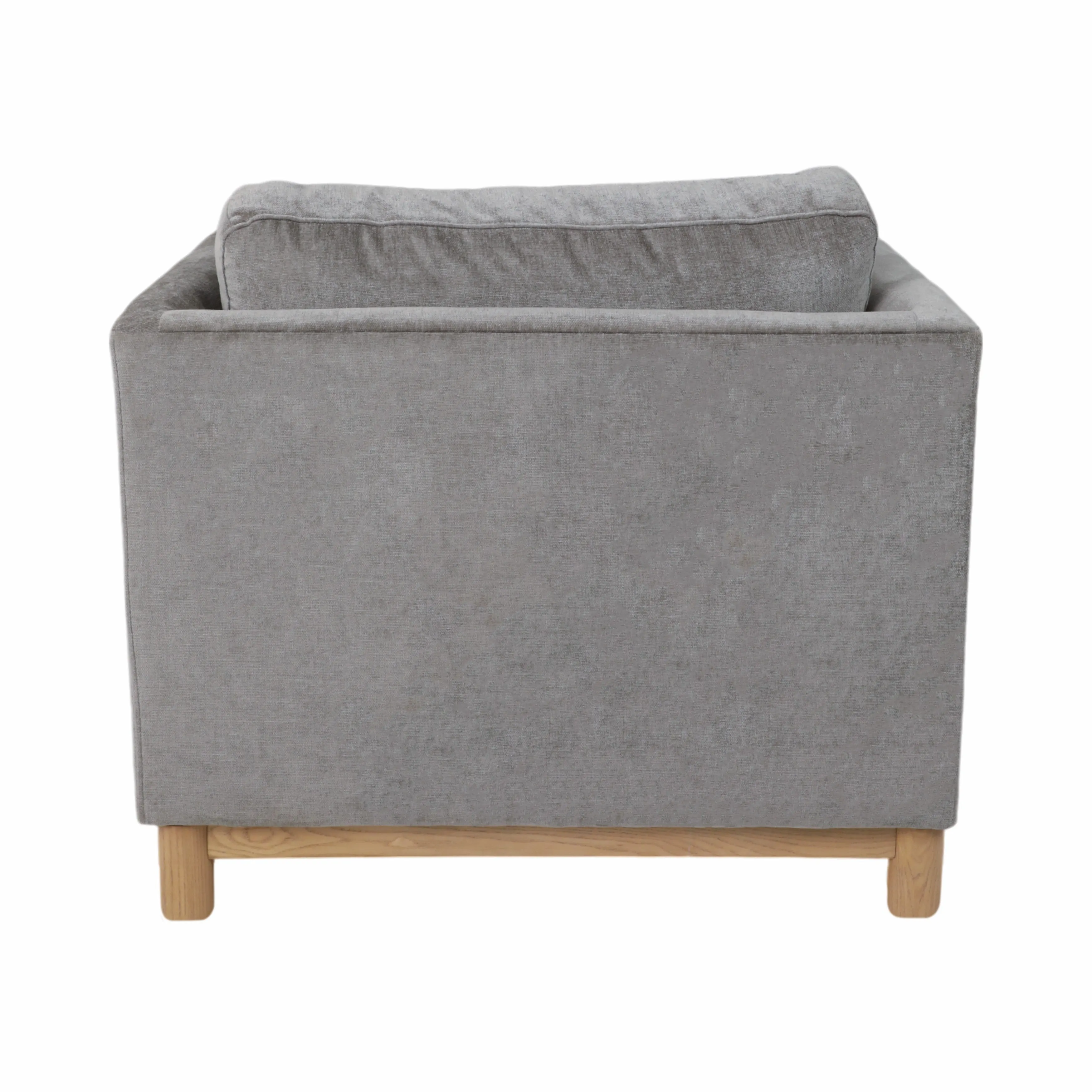 37" Bennett Accent Chair, Gray/green