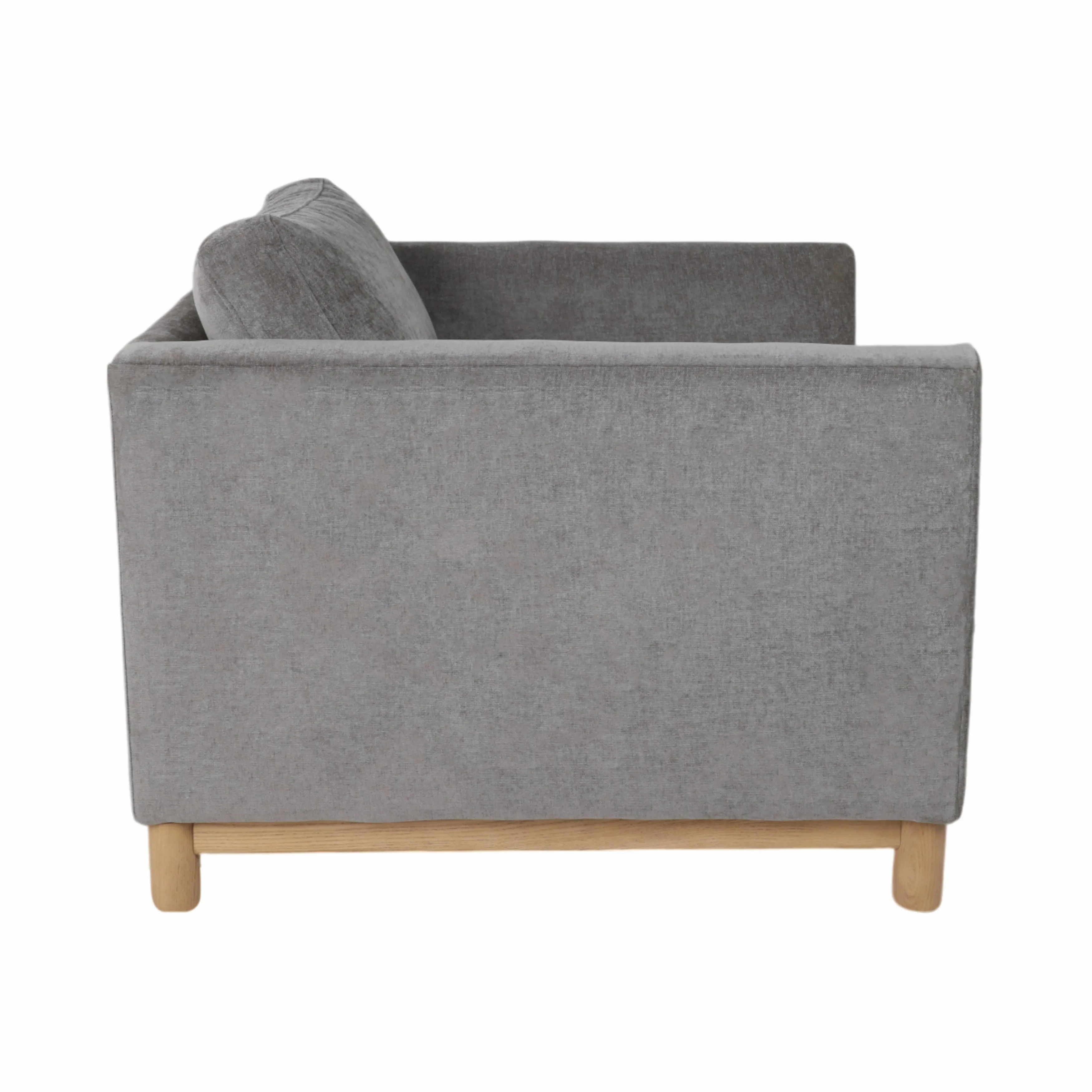 37" Bennett Accent Chair, Gray/green