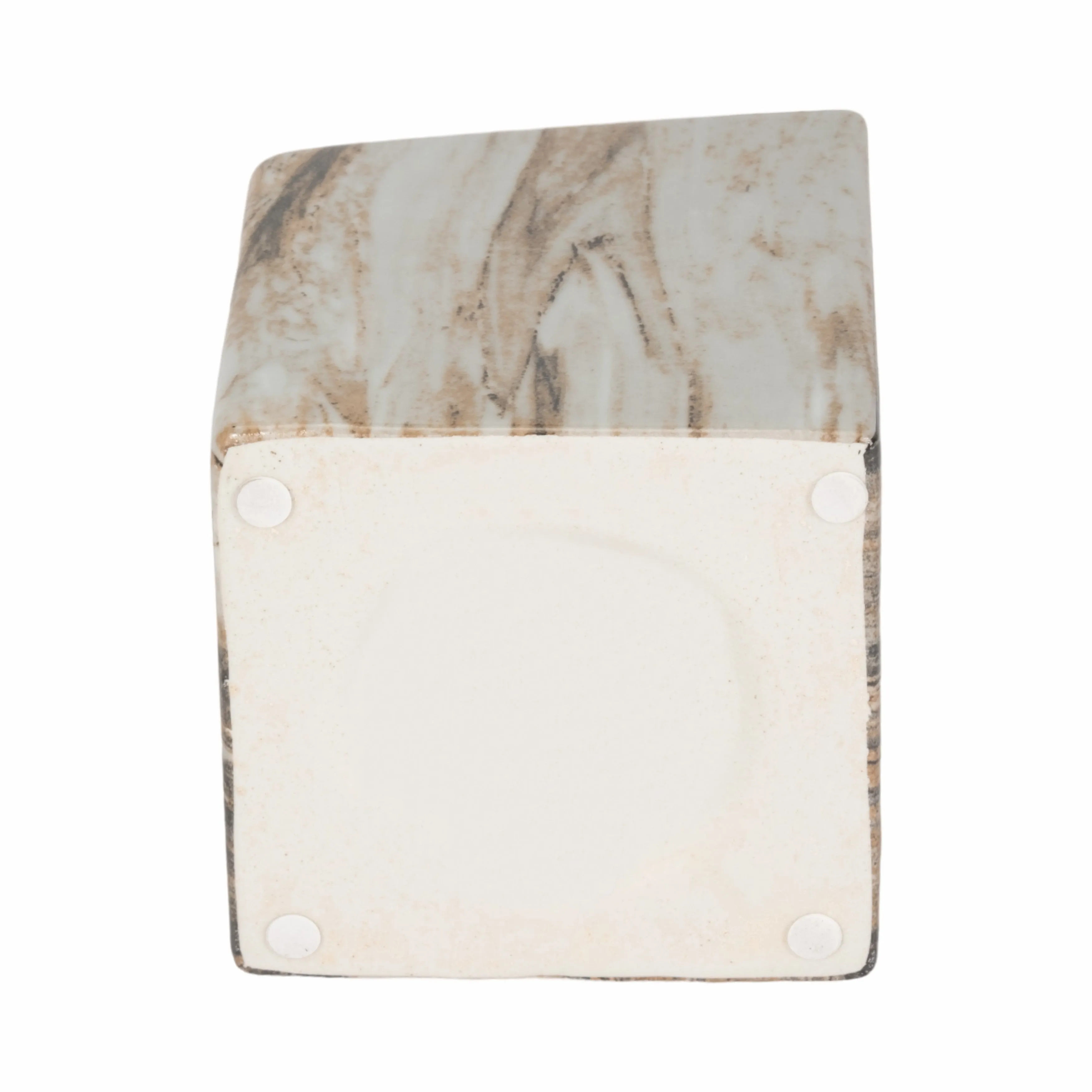 7" SALMIS MEDIUM VASE, GRAY MARBLE