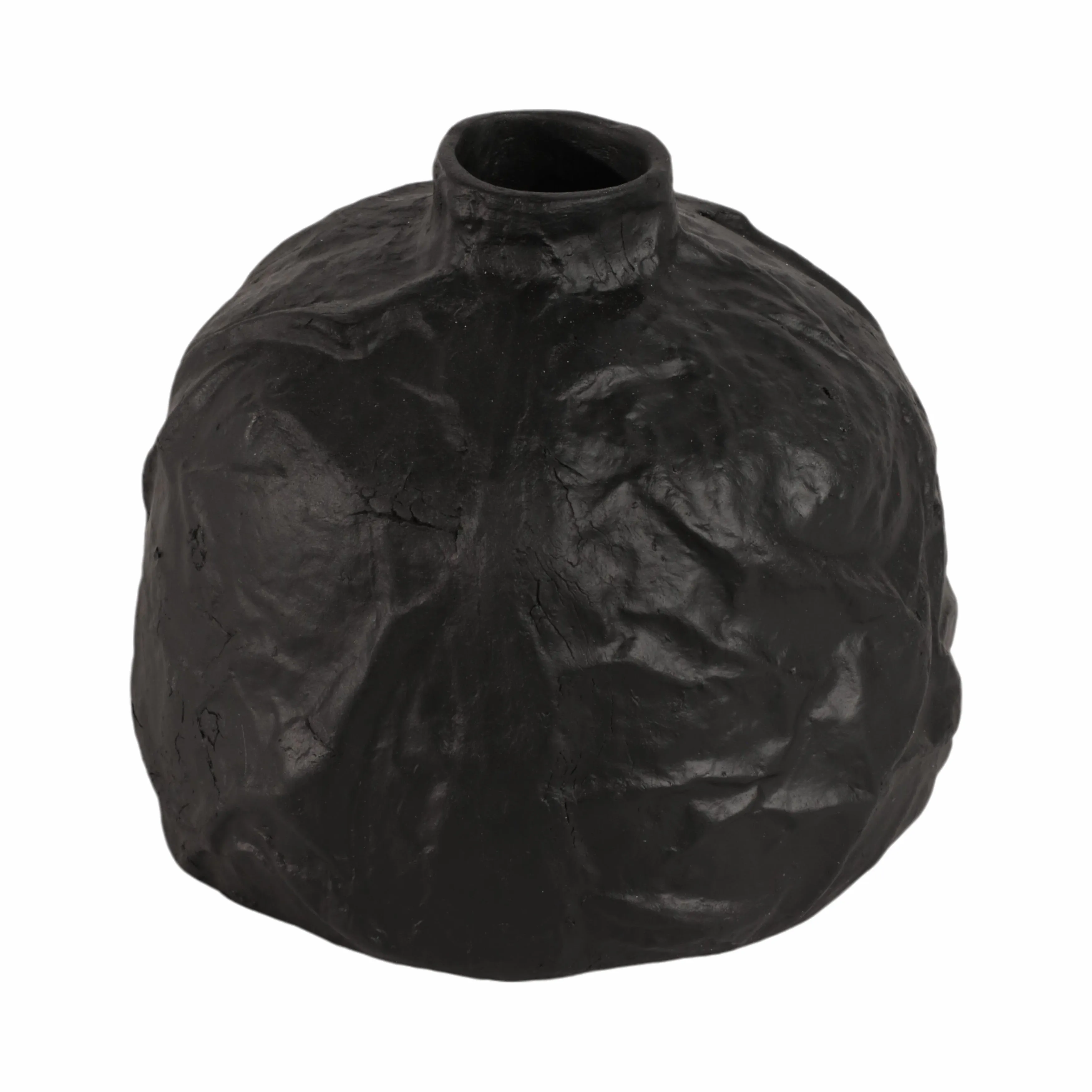 8" Cleo X-small Black Ecomix Vase