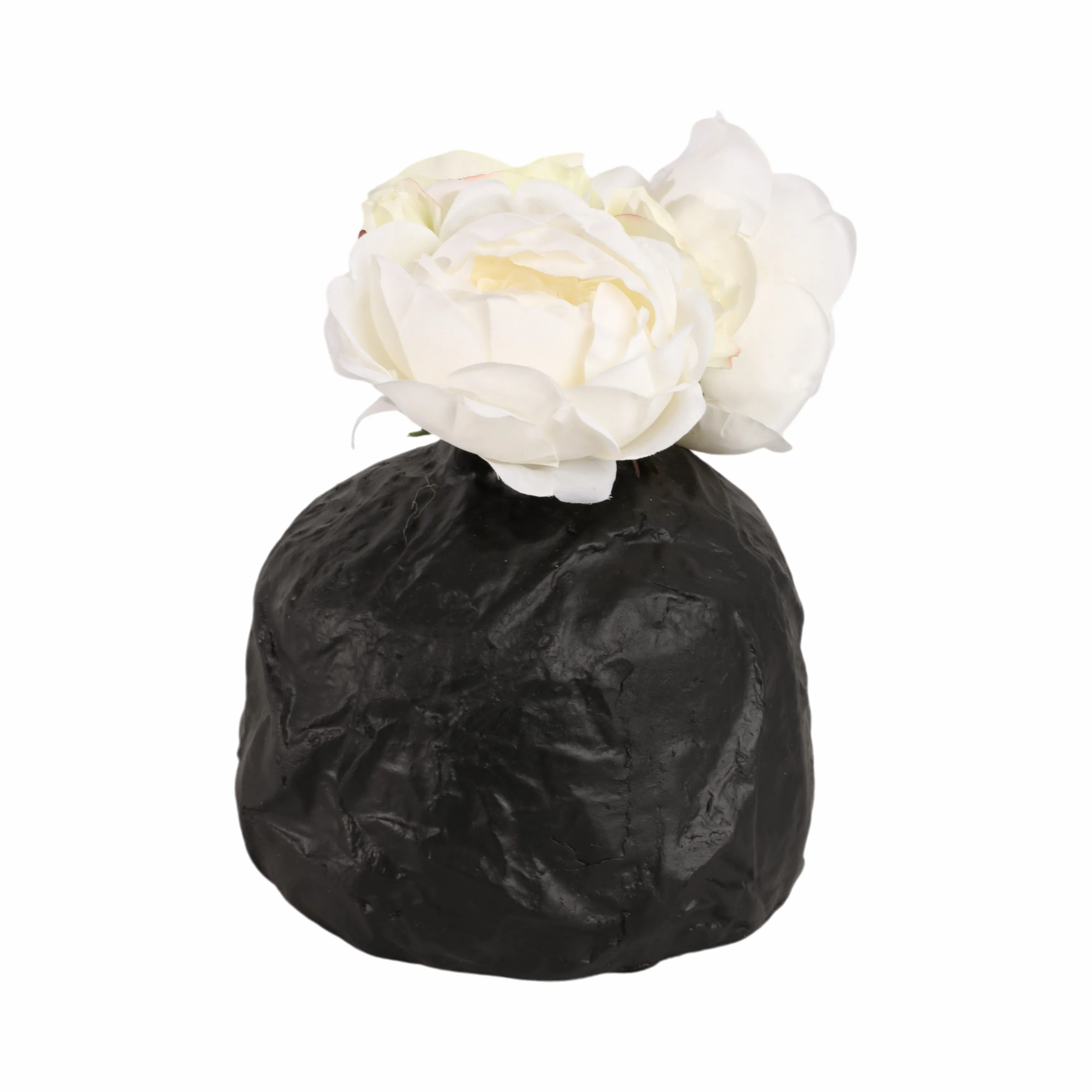 8" Cleo X-small Black Ecomix Vase