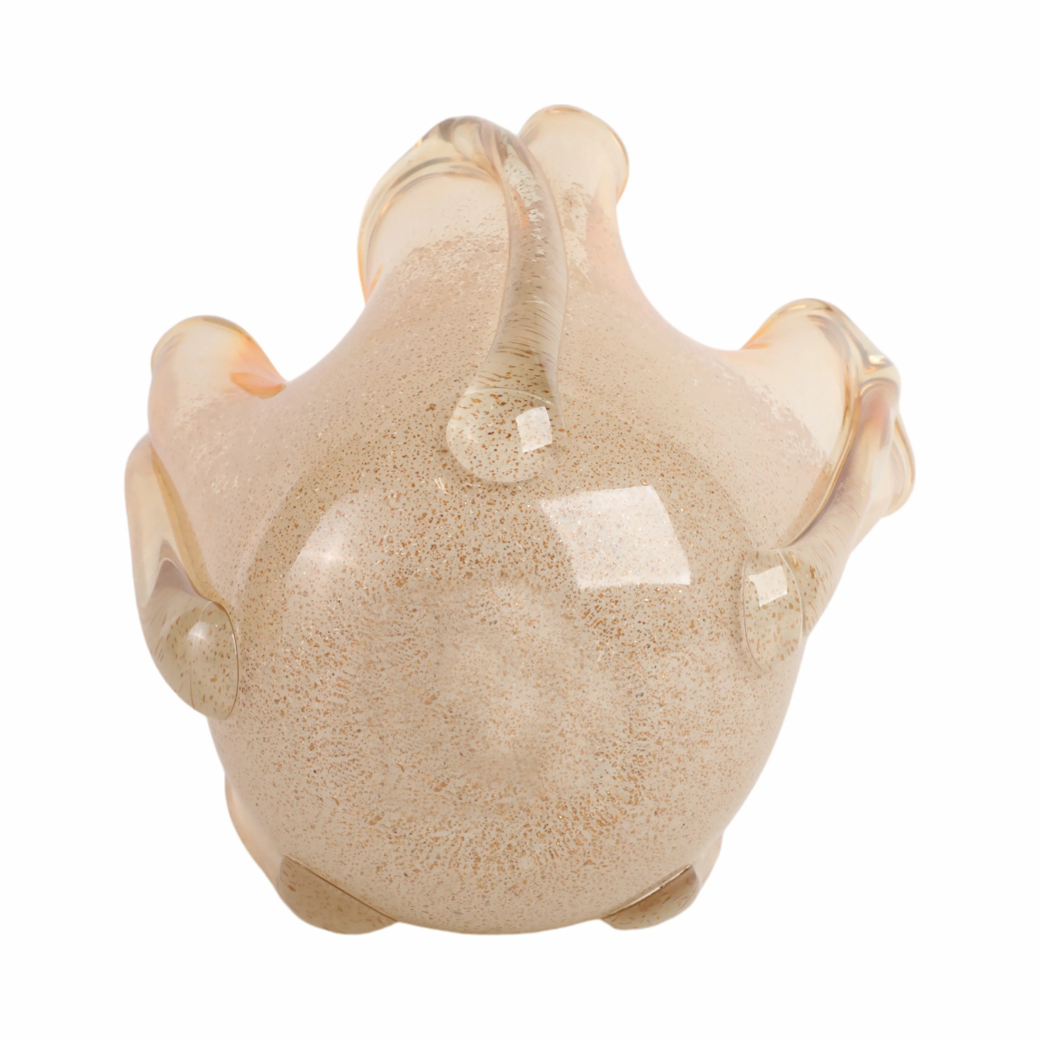 9" Bartoli Small Artisan Blown Glass  Vase