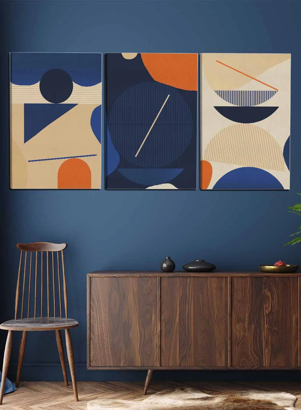 Abstract Contemporary Artistic Paintings(set of 3)