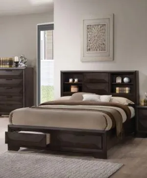 Acme Furniture Merveille King Storage Bed in Espresso 22867EK