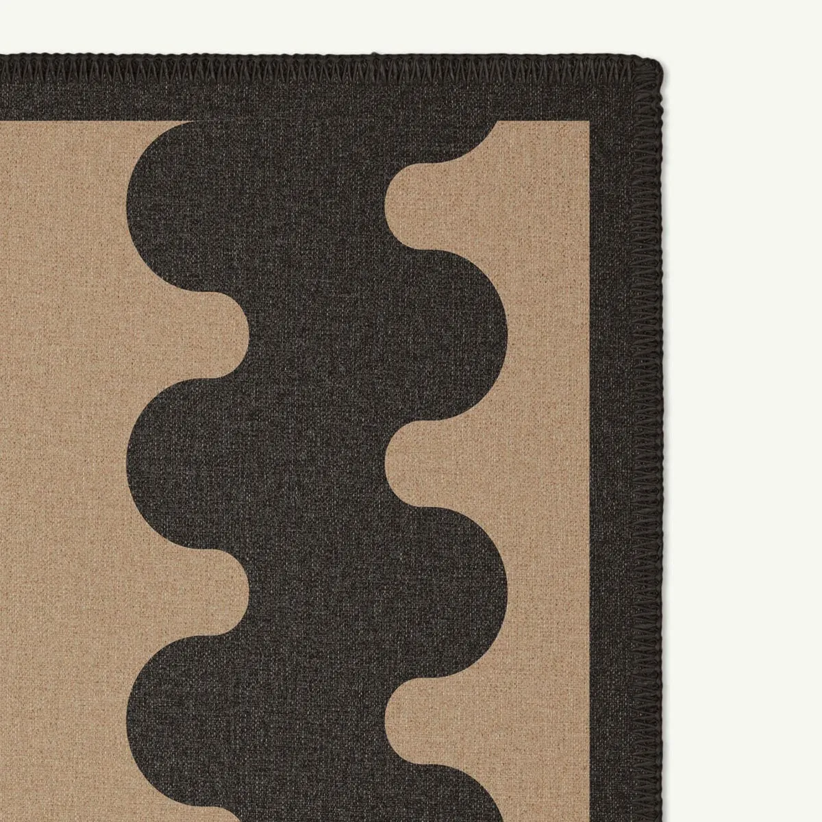 Aligned New Jute Rug