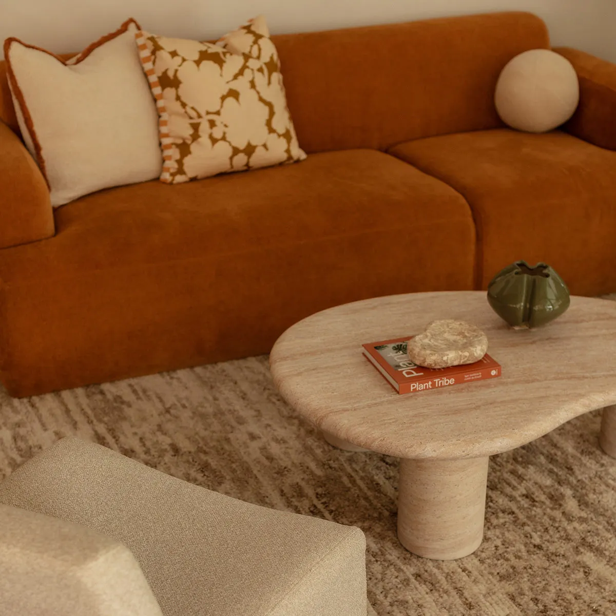 Azzurra Coffee Table (Travertine Finish)