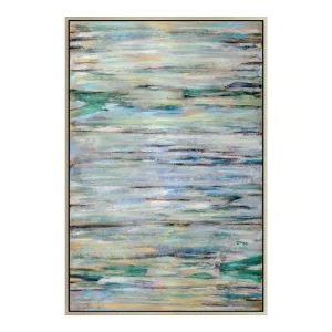 Blue Braid Wall Dcor W/Frame