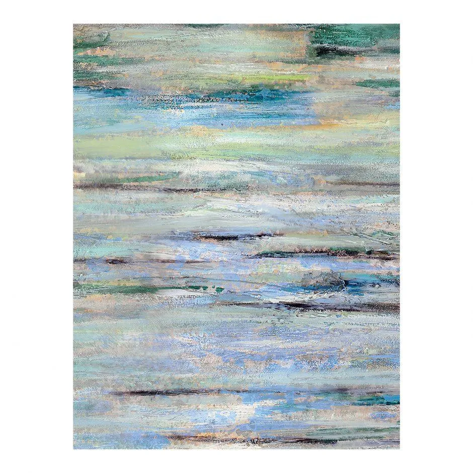 Blue Braid Wall Dcor W/Frame