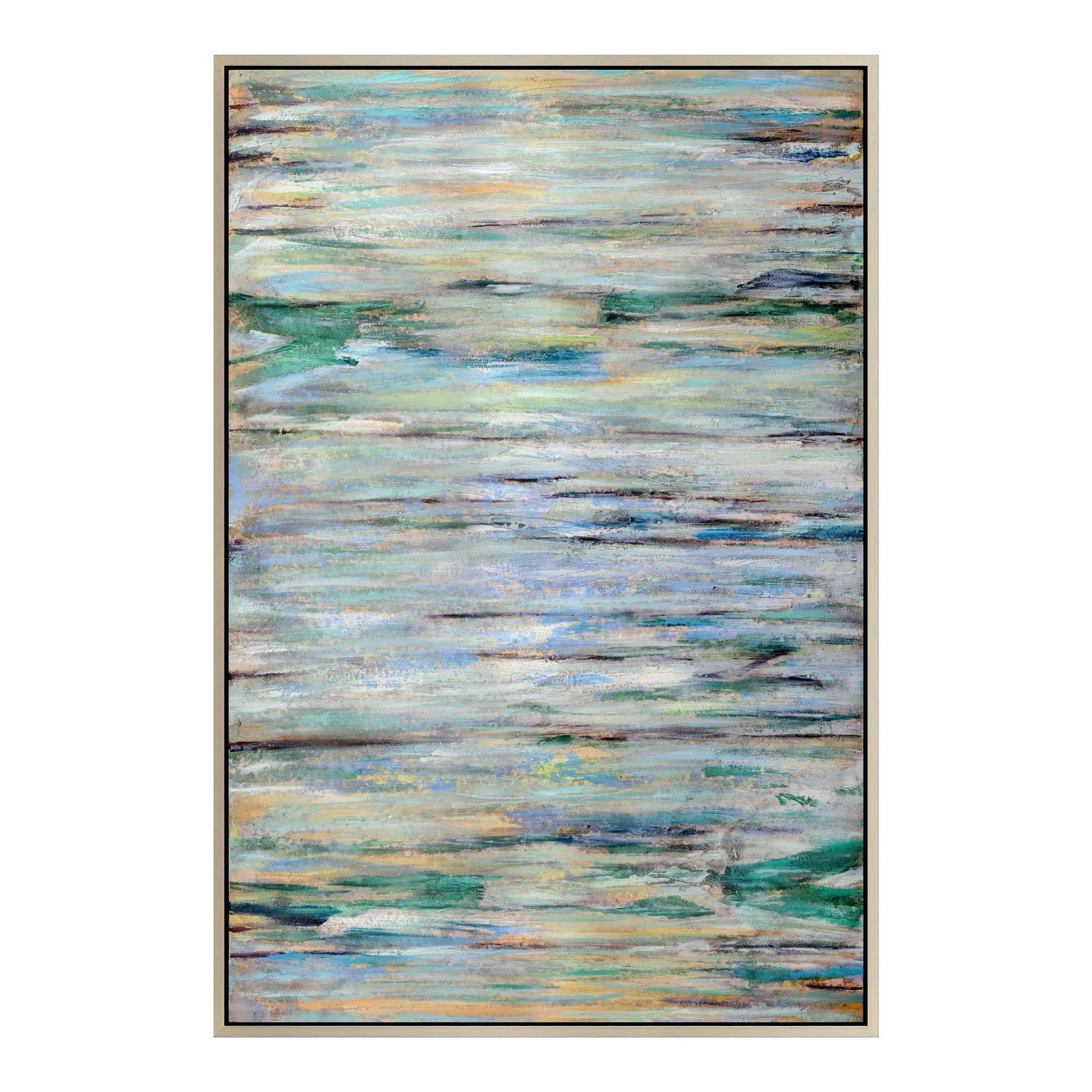 Blue Braid Wall Dcor W/Frame