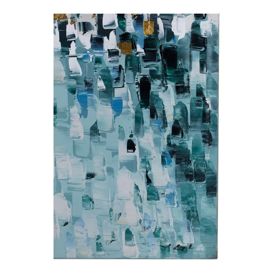Blue Gradient Wall Dcor