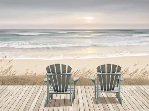 Boardwalk Sunset By Amber Sterling - Light Blue