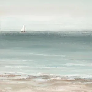 Calm At Sea II By Nan (Framed) - Light Blue
