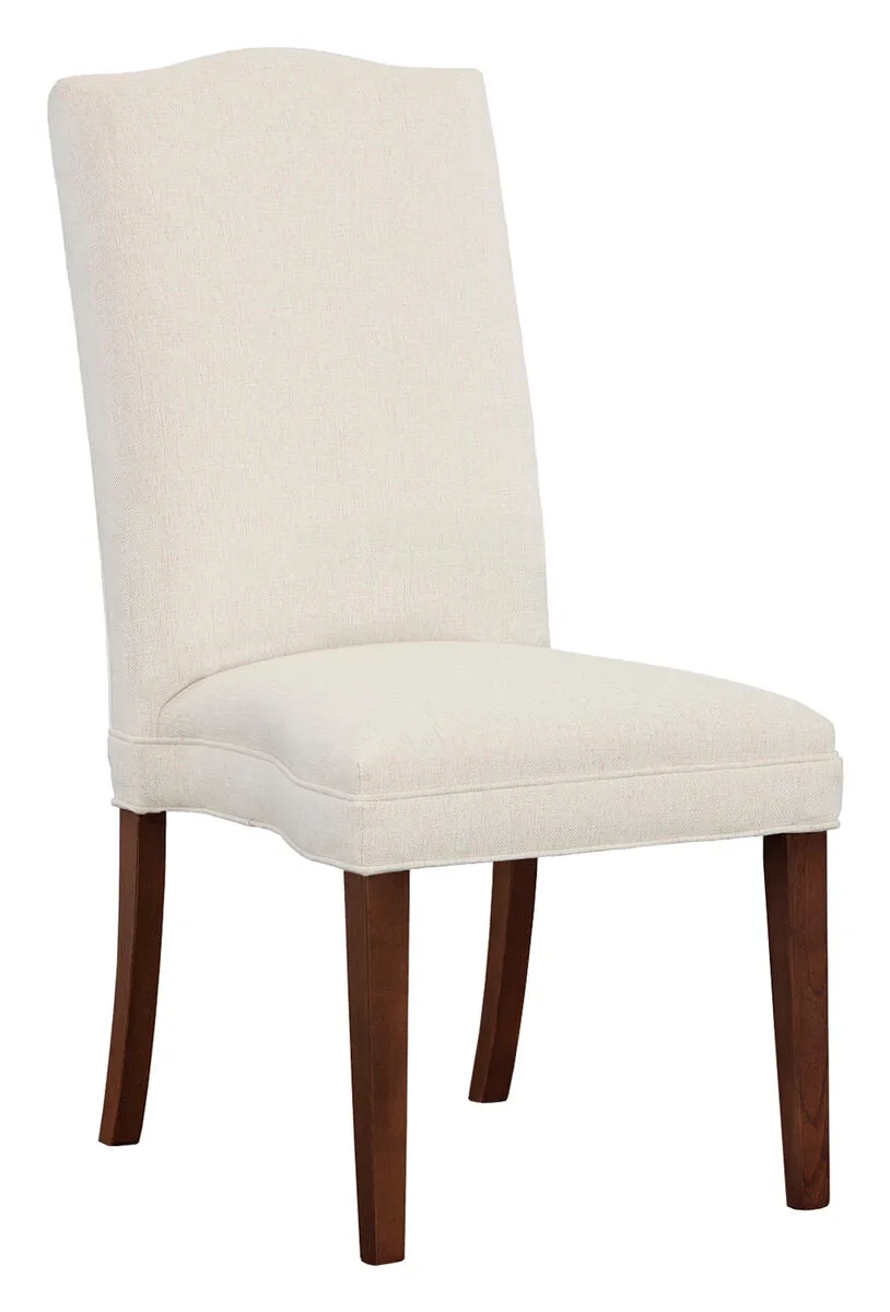 Camel Tall Back Armless Stack Chair