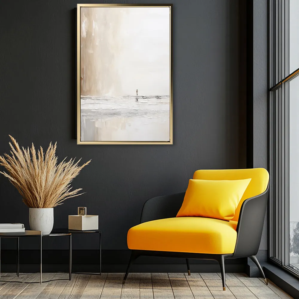 Canvas Wall Art Stretched Over Wooden Frame with Floating Frame and Alone Painting CV4113