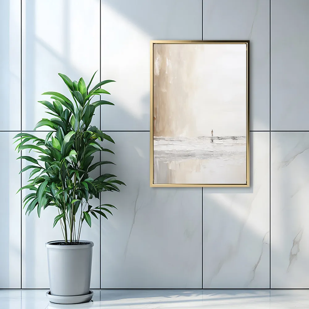 Canvas Wall Art Stretched Over Wooden Frame with Floating Frame and Alone Painting CV4113
