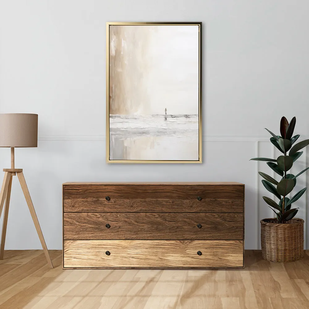 Canvas Wall Art Stretched Over Wooden Frame with Floating Frame and Alone Painting CV4113