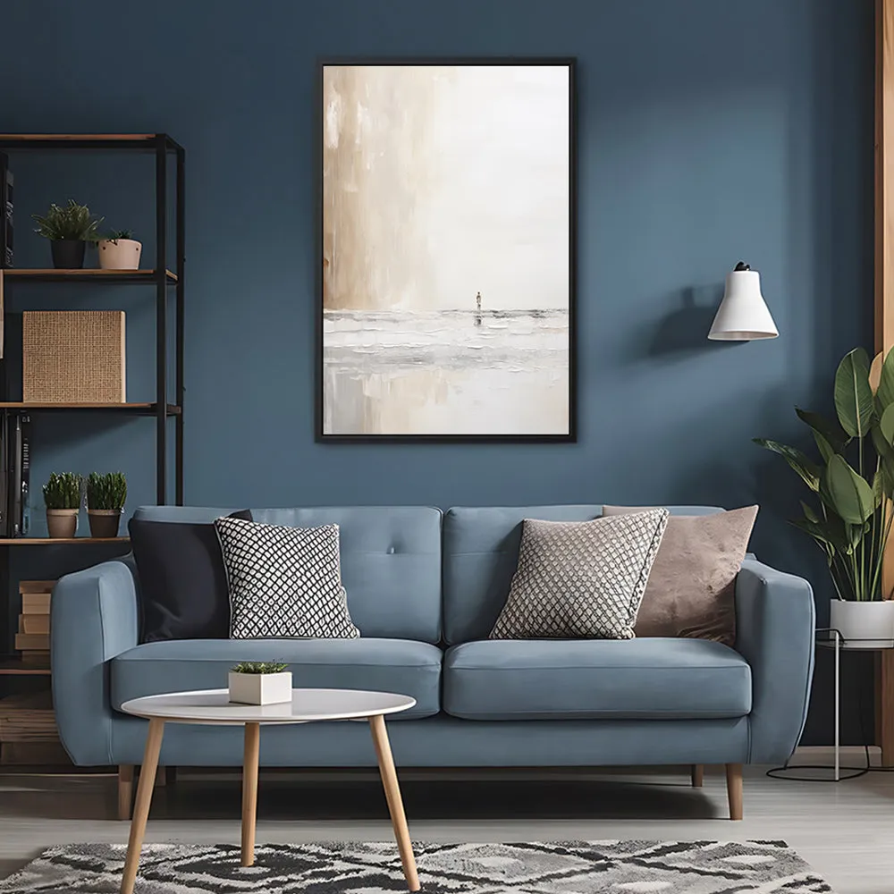Canvas Wall Art Stretched Over Wooden Frame with Floating Frame and Alone Painting CV4113