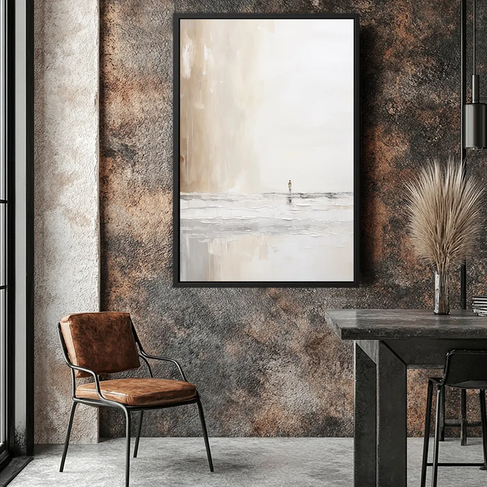 Canvas Wall Art Stretched Over Wooden Frame with Floating Frame and Alone Painting CV4113