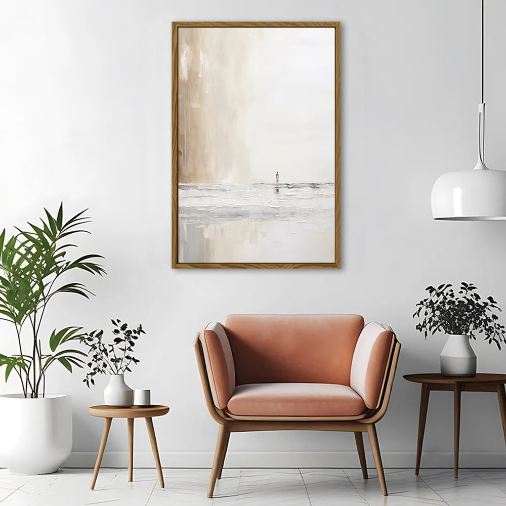 Canvas Wall Art Stretched Over Wooden Frame with Floating Frame and Alone Painting CV4113