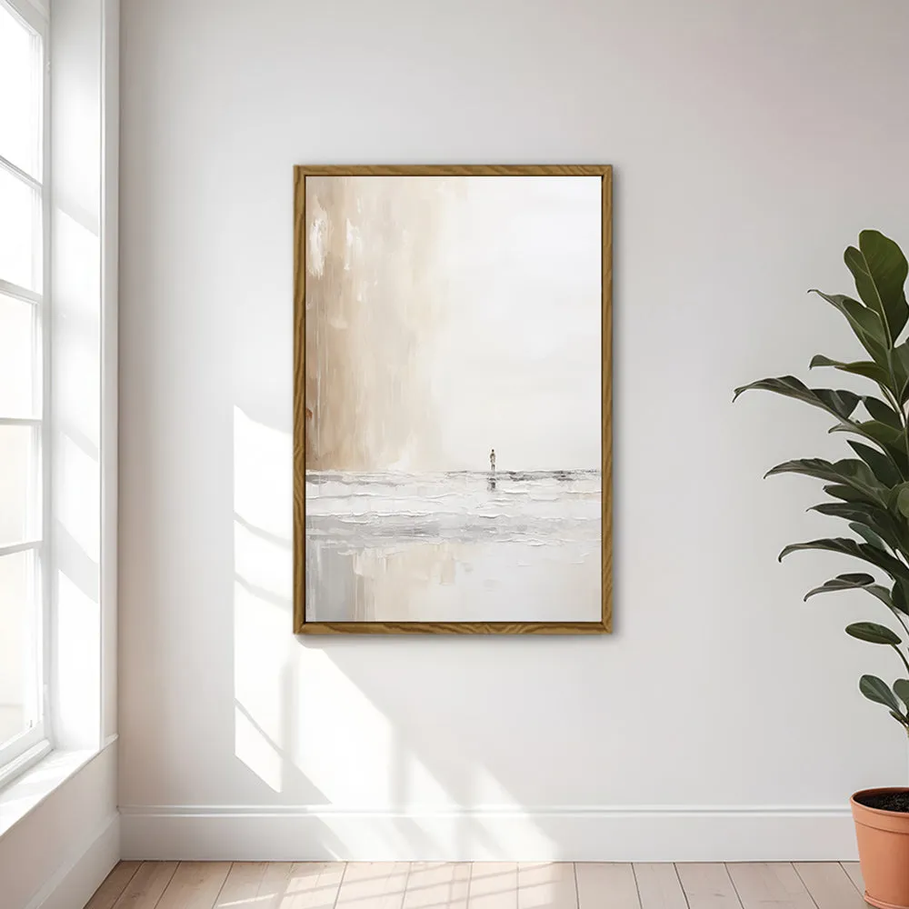 Canvas Wall Art Stretched Over Wooden Frame with Floating Frame and Alone Painting CV4113