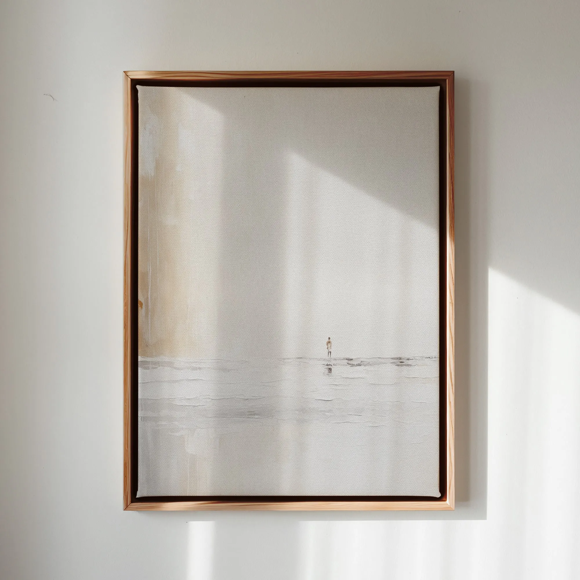 Canvas Wall Art Stretched Over Wooden Frame with Floating Frame and Alone Painting CV4113