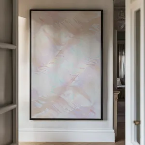 Canvas Wall Art Stretched Over Wooden Frame with Floating Frame and Colourful Painting CV4142