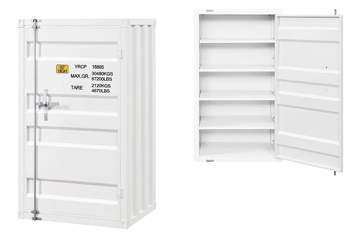 Cargo White Chest (Single Door)
