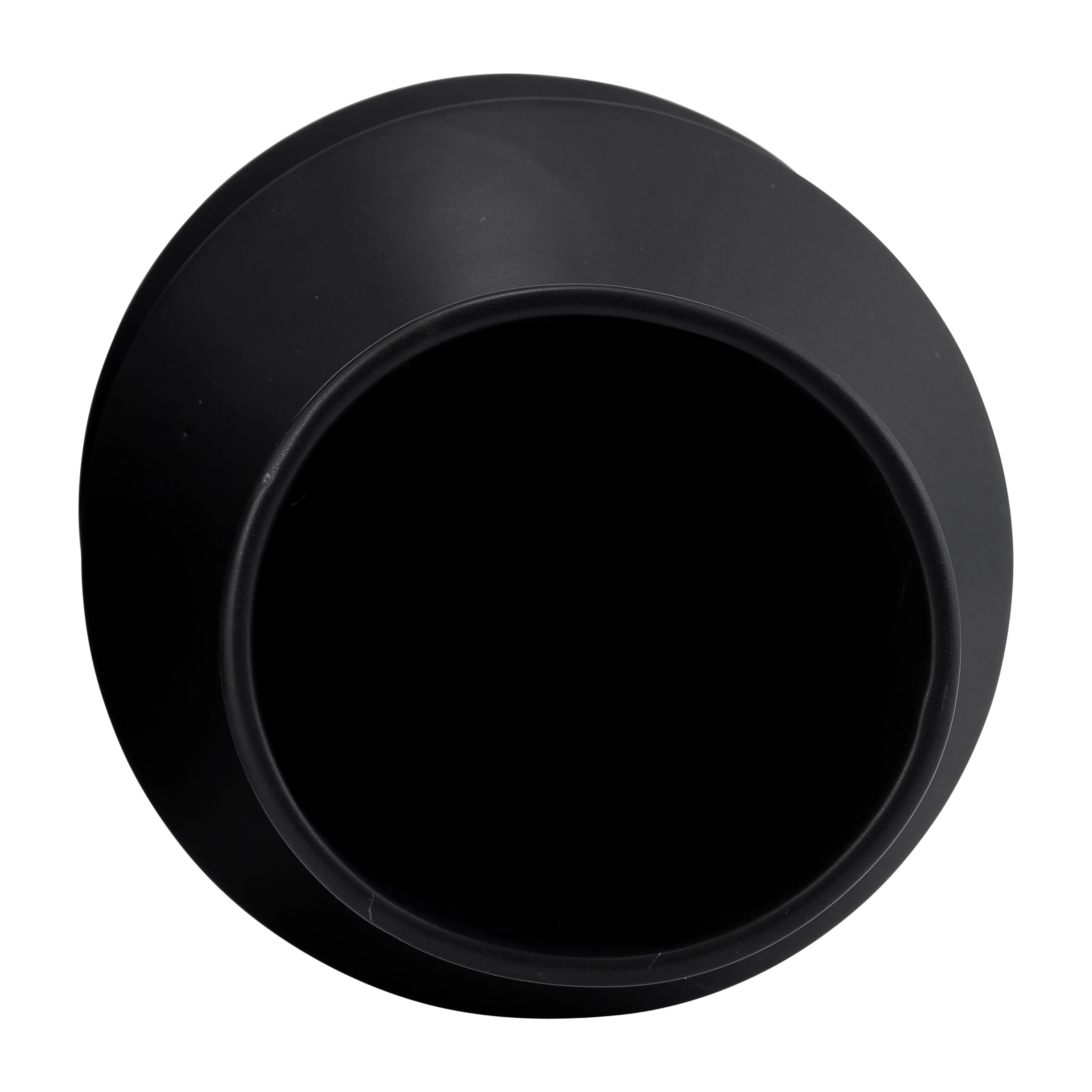 CER, 12"H TOTEM VASE, BLACK