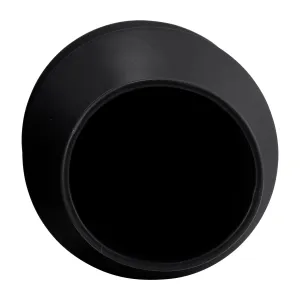 CER, 12"H TOTEM VASE, BLACK