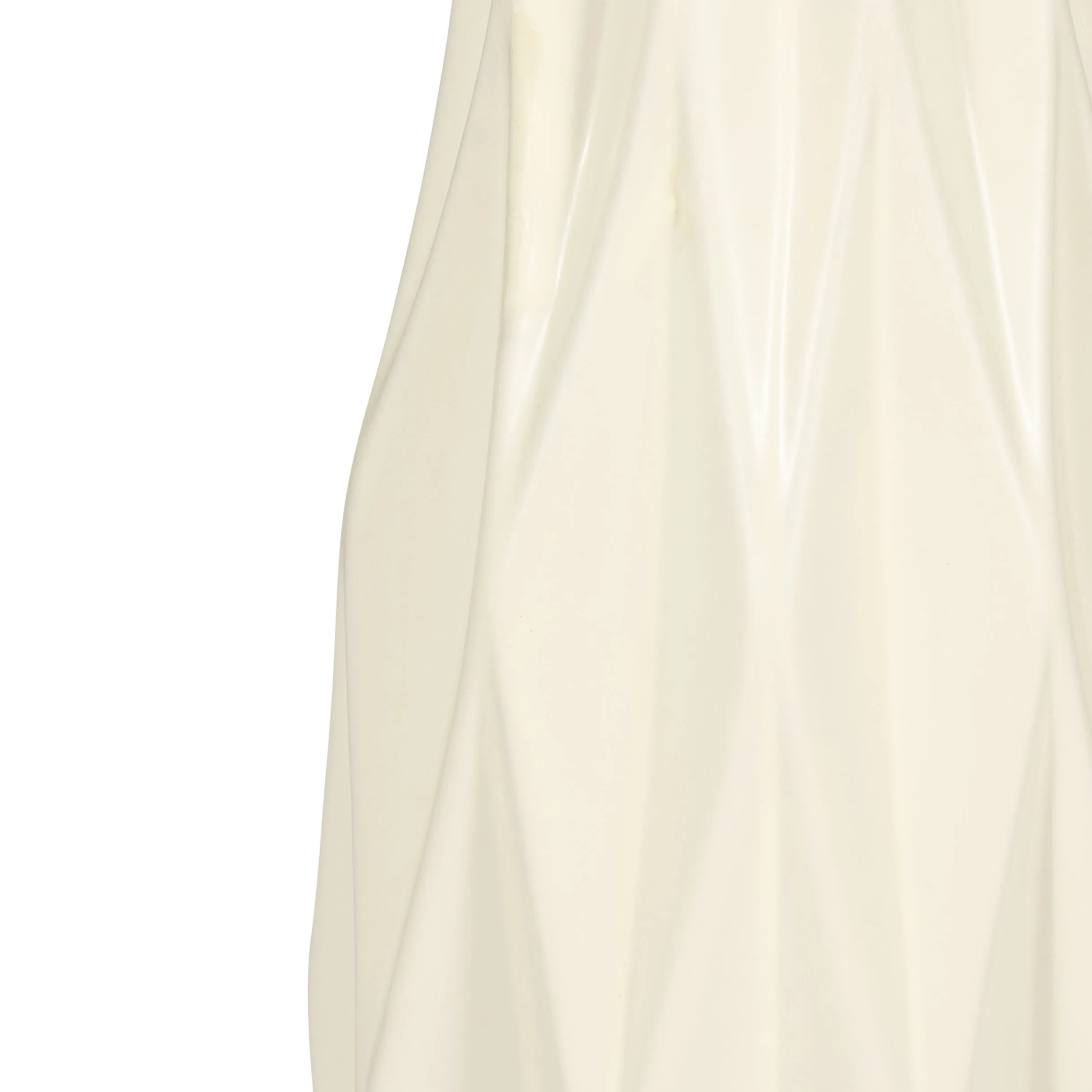 CER, 16" FLUTTER VASE, COTTON