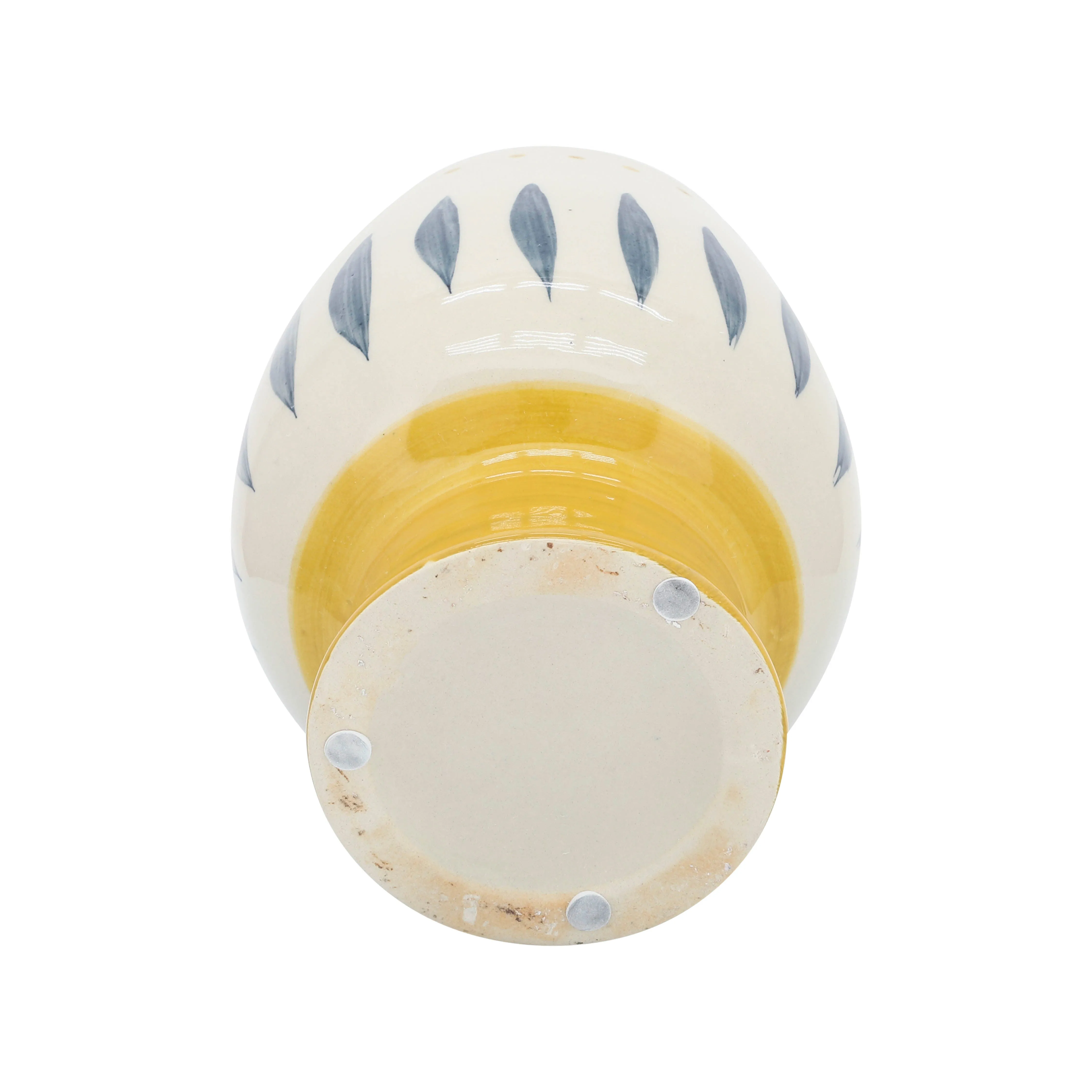 CER, 6"D FACE VASE, MULTI