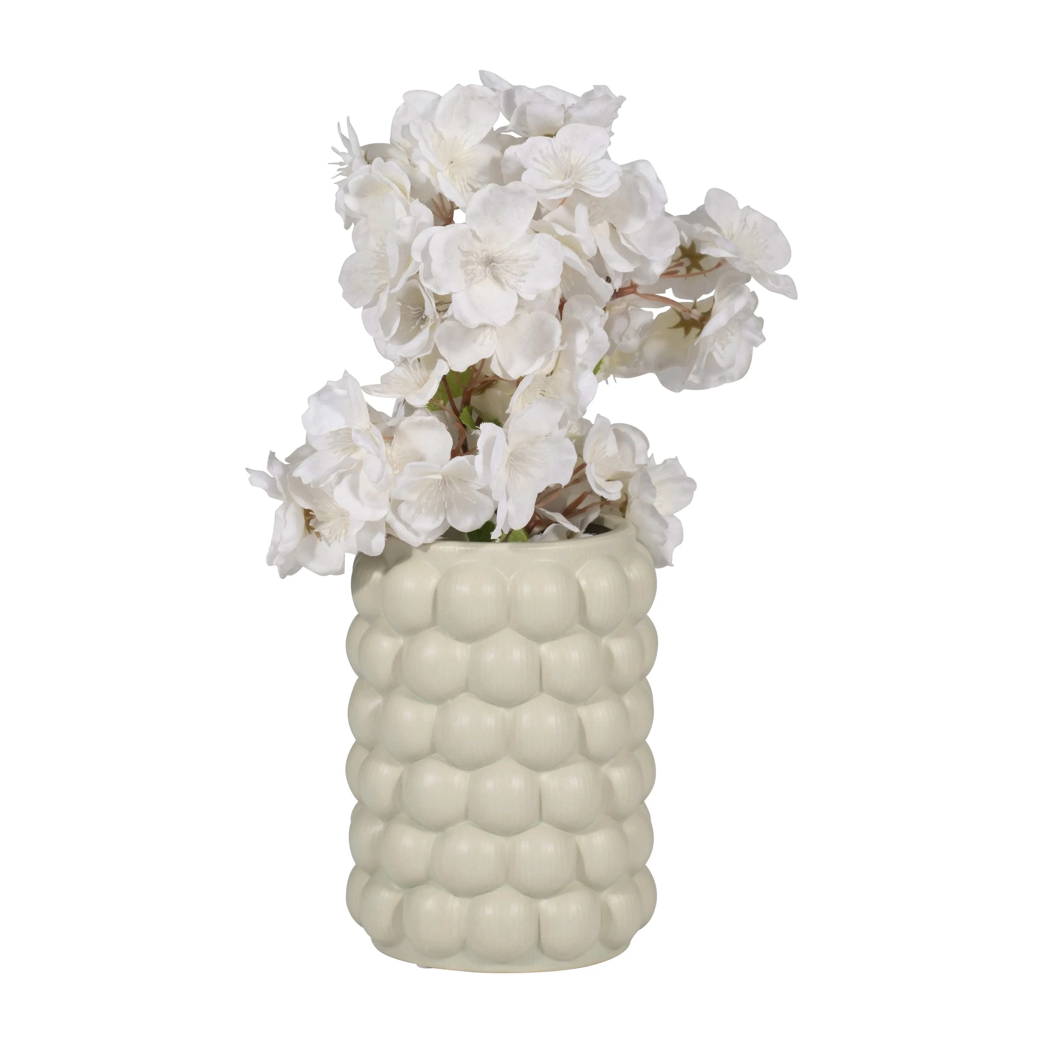 CER, 7" BUBBLE VASE, CUCUMBER