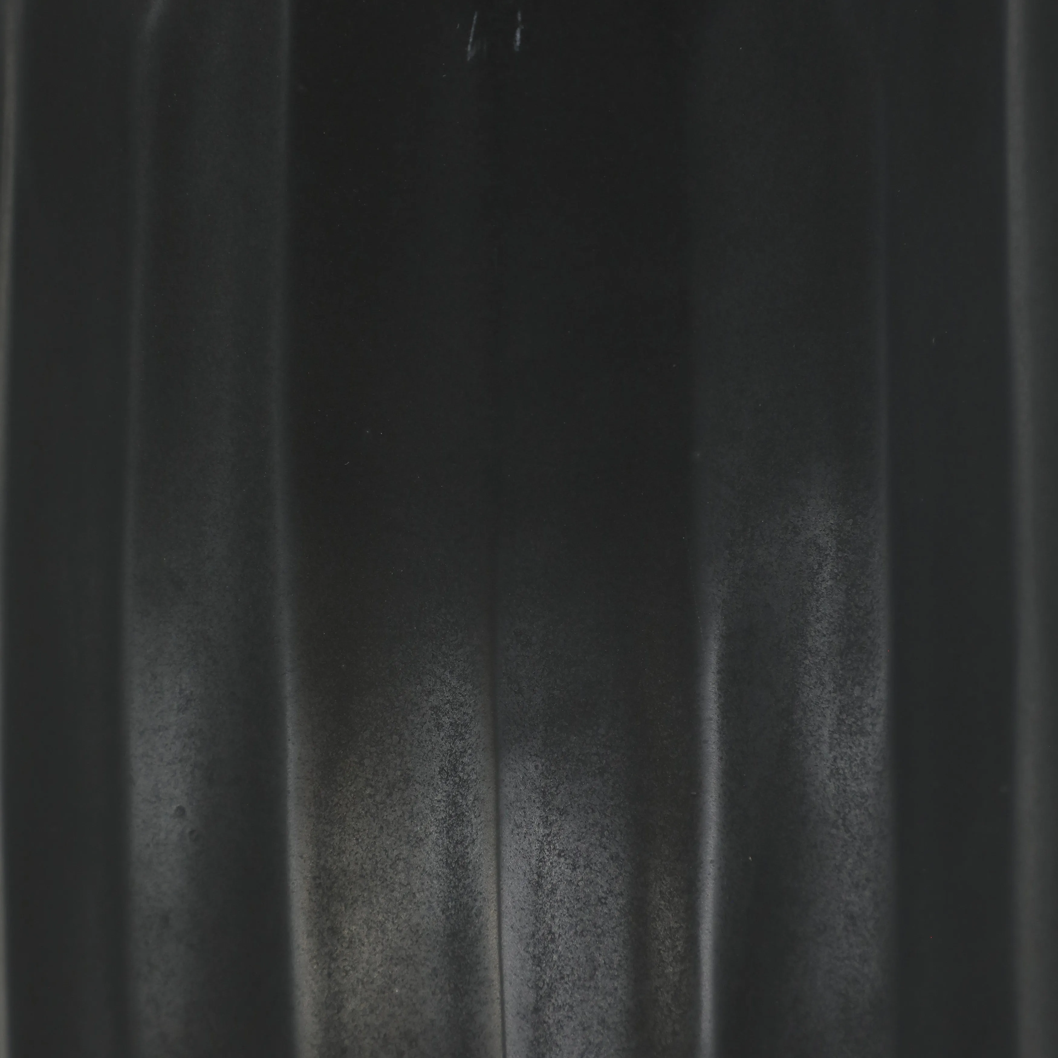CERAMIC 14" VASE , BLACK