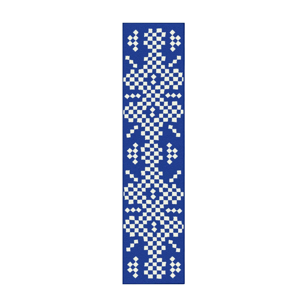 Checking Cotton Feel Rug