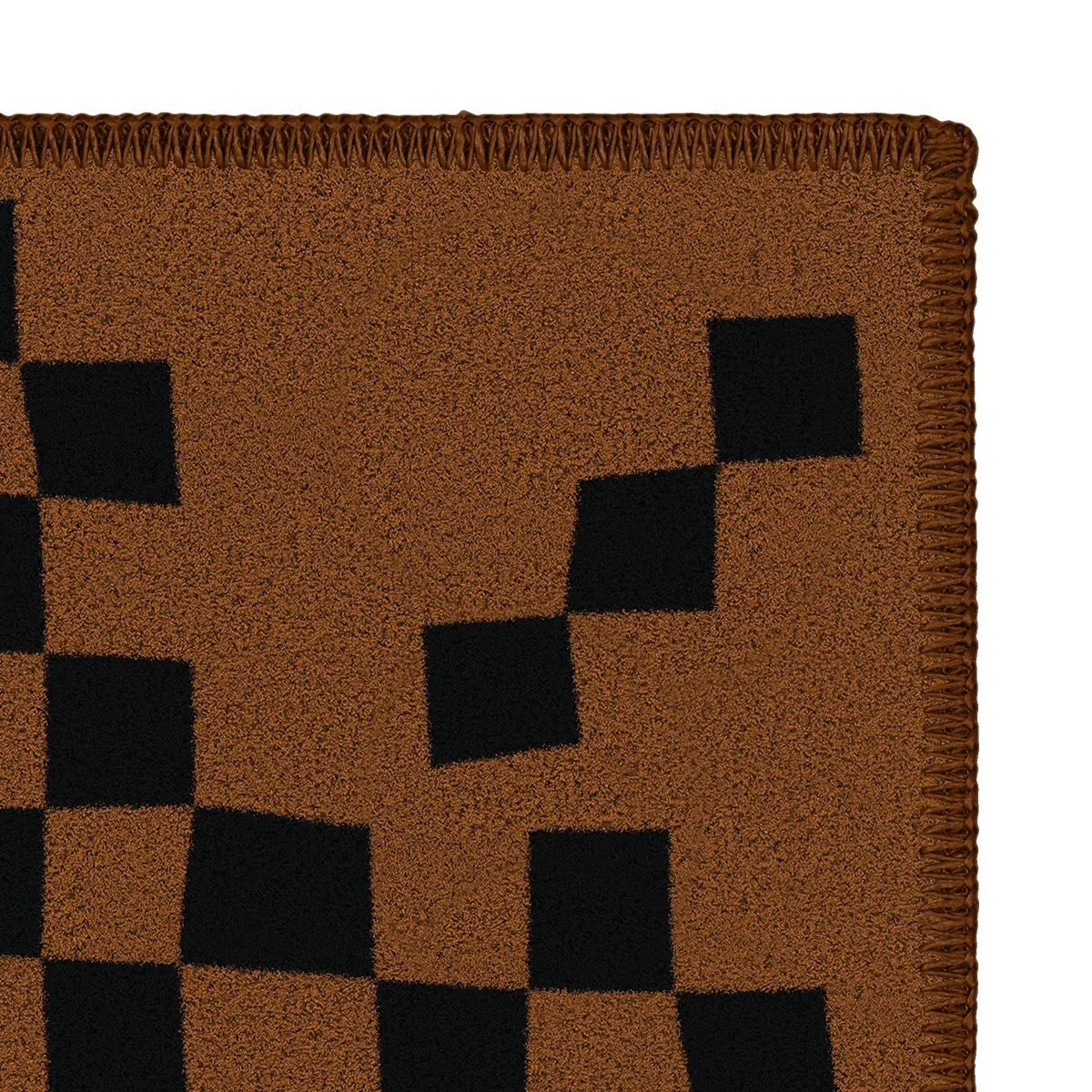 Checking Cotton Feel Rug