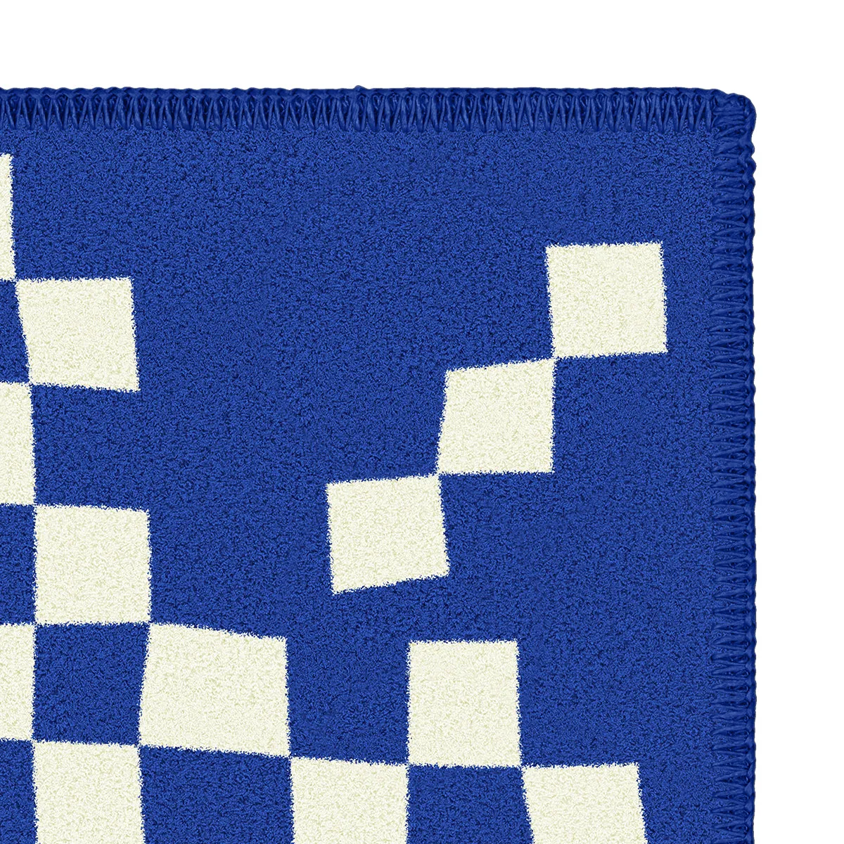 Checking Cotton Feel Rug
