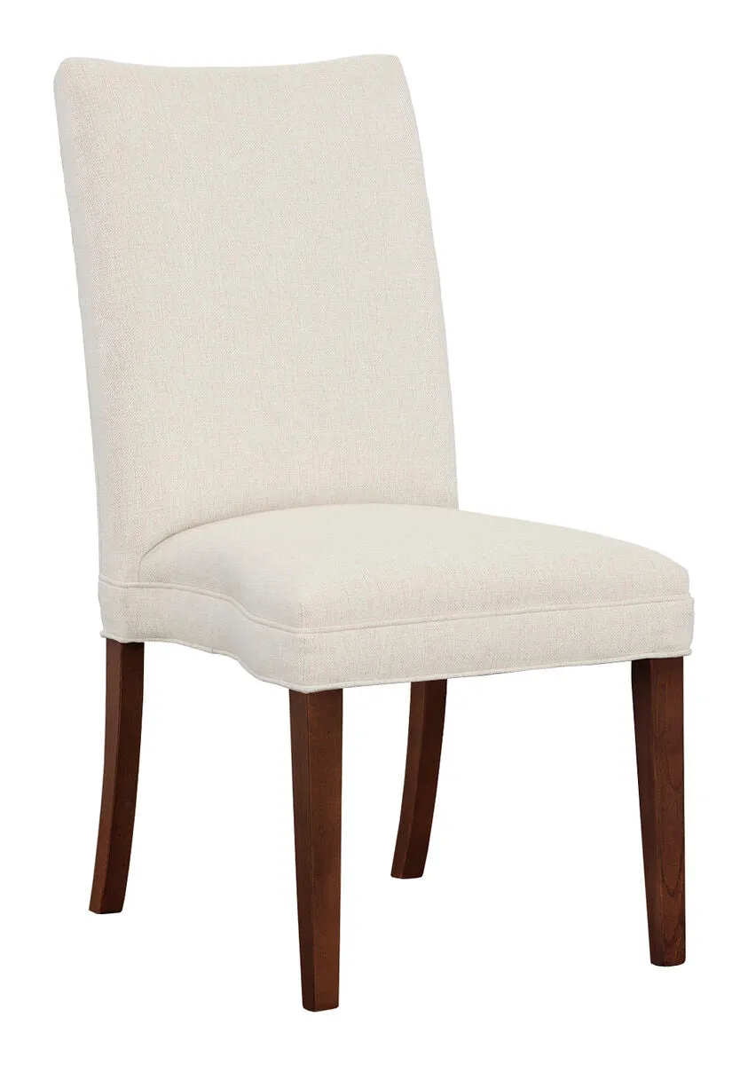 Concave Tall Back Armless Stack Chair